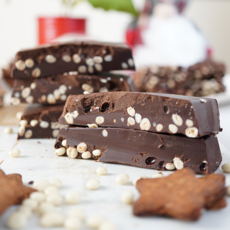 RECETA: TURRÓN DE CHOCOLATE SALUDABLE