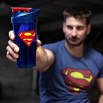 Shaker Shieldmixer® Hero Pro Superman Classic, 700 ml