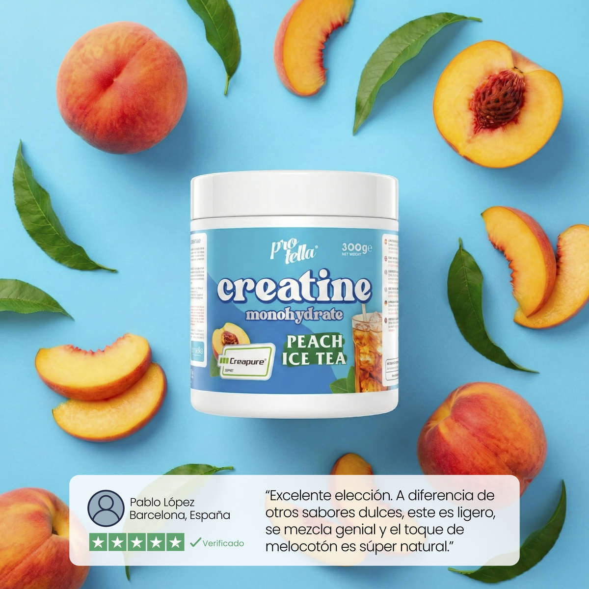 Créatine Creapure® Peach Ice Tea 200g