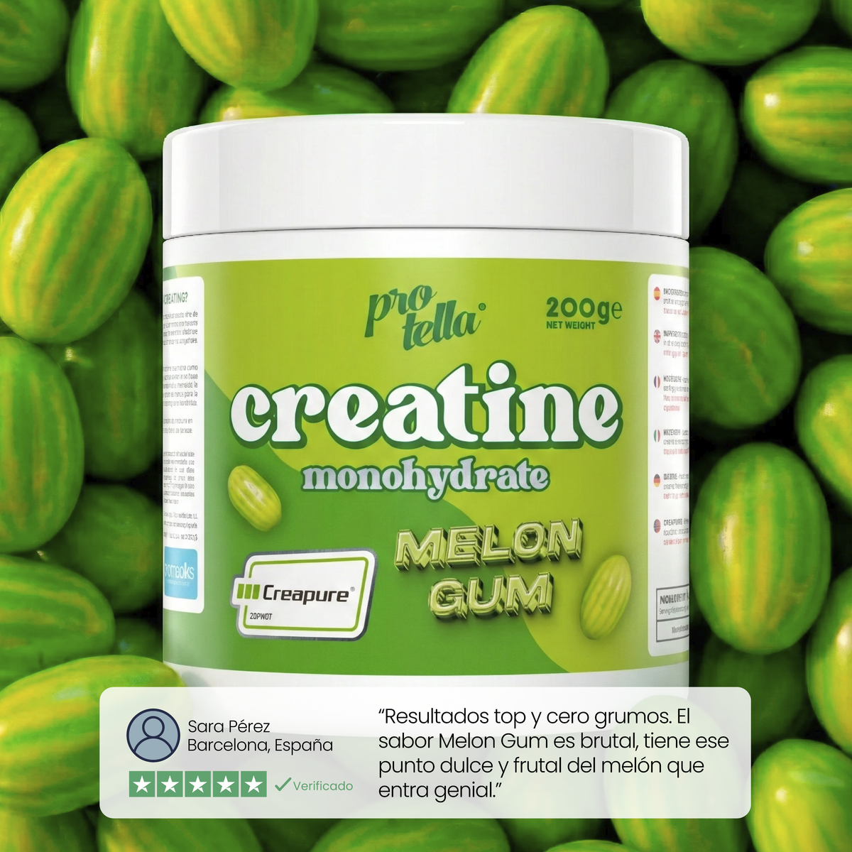 Creapure® Creatine Melon Gum 300g
