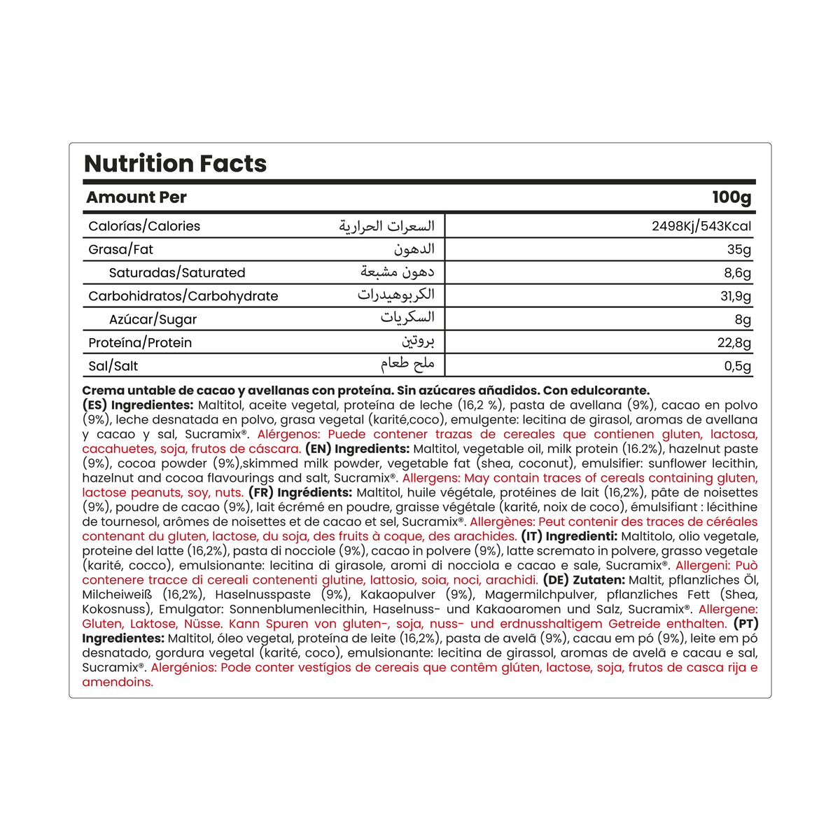 Protella® Choco Hazelnut 250g