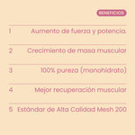 200 Mesh Creatine Strawberry & Cream 300g