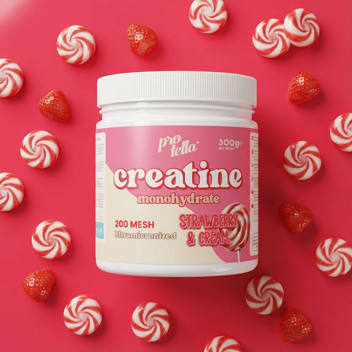 200 Mesh Creatine Strawberry & Cream 300g