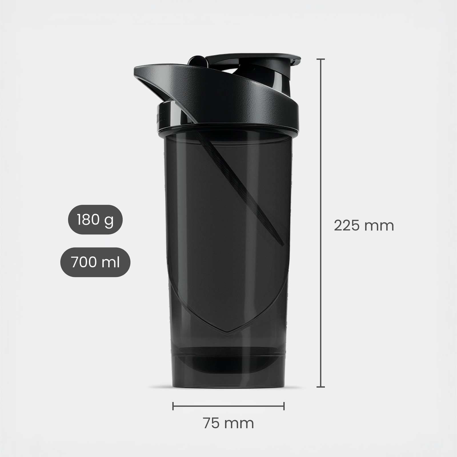 Shaker Shieldmixer® Hero Pro Catwoman, 700 ml